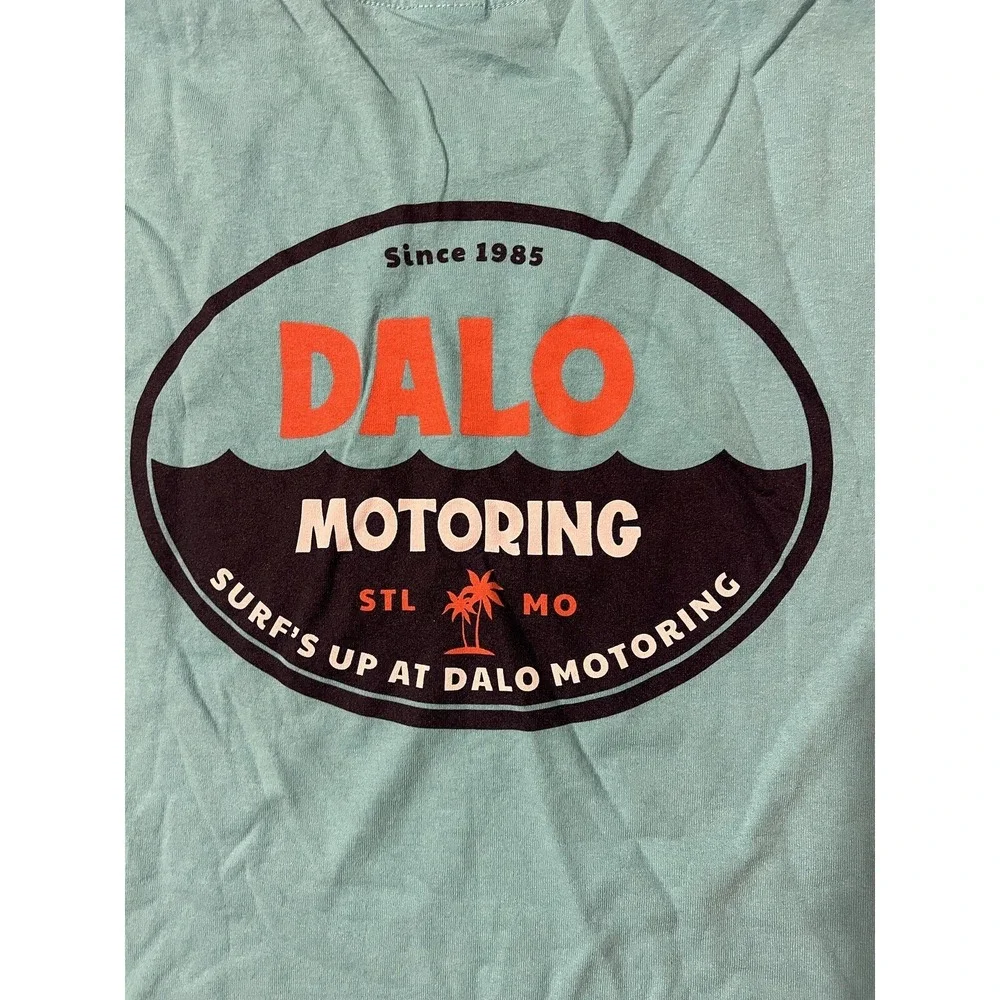 DALO Motoring Motors STL St Louis Turquoise Blue‎ T-Shirt - 2XL